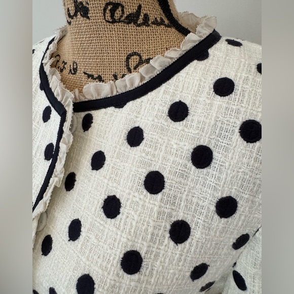 J. Crew Polka Dot Texted Tweed - Picture 5 of 16